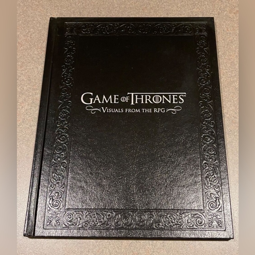 Game Of Thrones Visuals FromThe RPG Game Hardcover Art Book Memorabilia
